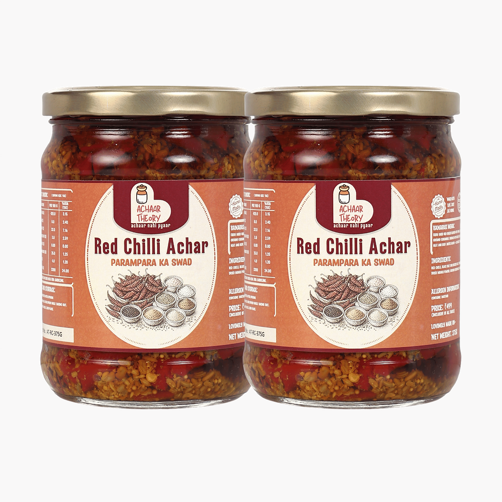 Thumbnail: Achaar Theory Red Chilli Pickle | Homemade Without Onion & Garlic | Low Oil