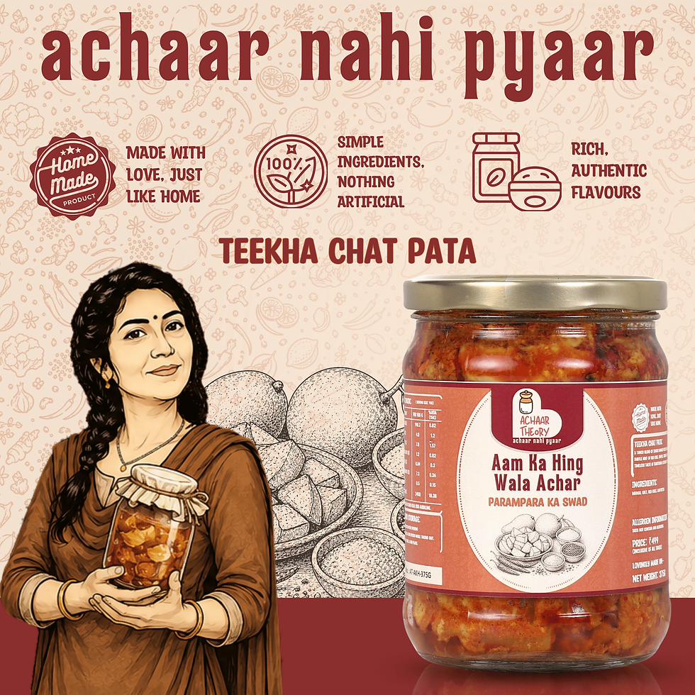 Thumbnail: Achaar Theory Aam Ka Hing Wala Achaar | Low Oil | Crunchy & Fresh