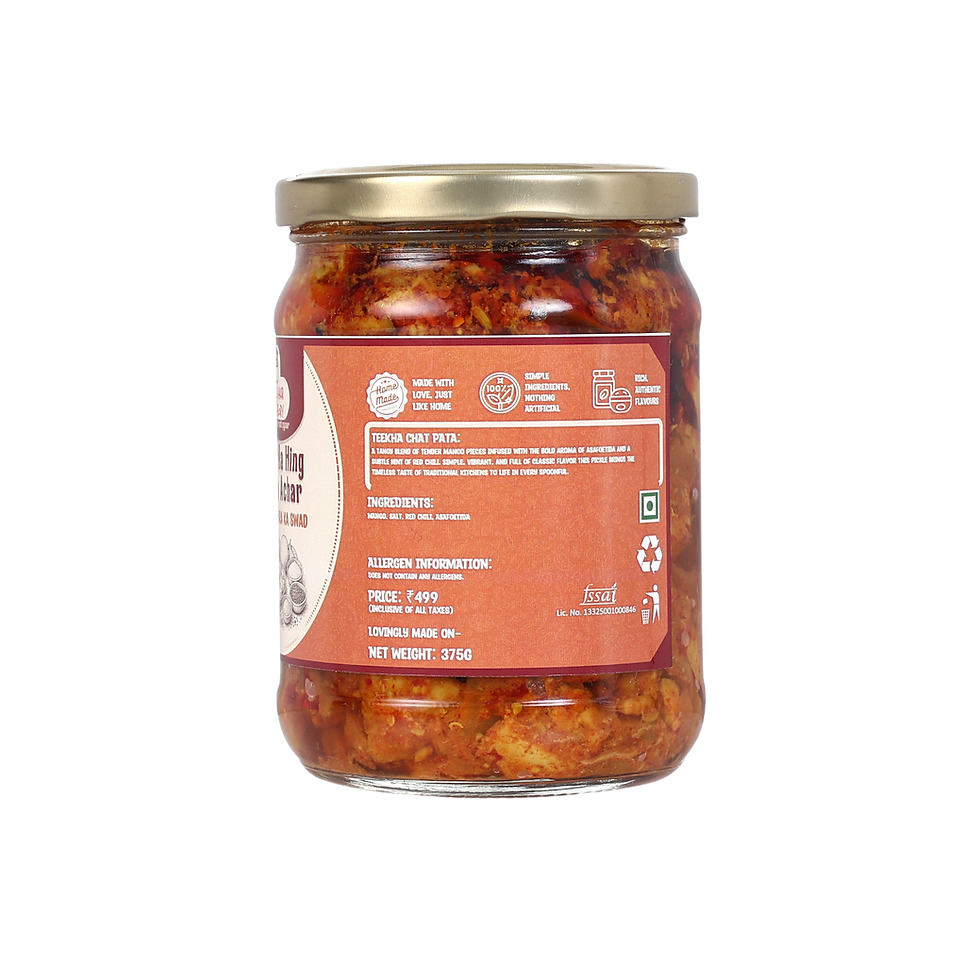 Thumbnail: Achaar Theory Aam Ka Hing Wala Achaar | Low Oil | Crunchy & Fresh