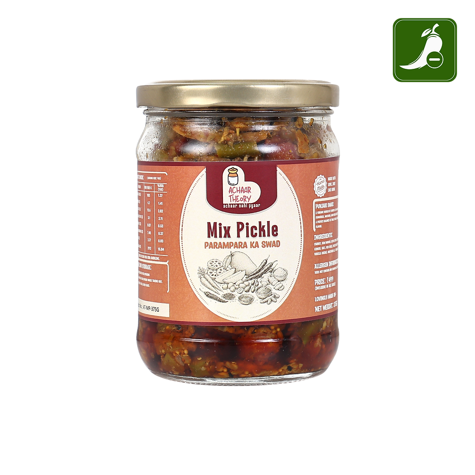 Thumbnail: Achaar Theory Mix Pickle | Without Onion & Garlic | Homemade with Low Oil