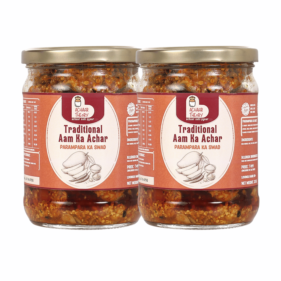 Thumbnail: Achaar Theory Traditional Aam Ka Achaar (with seed) | Low Oil & Crunchy & Fresh