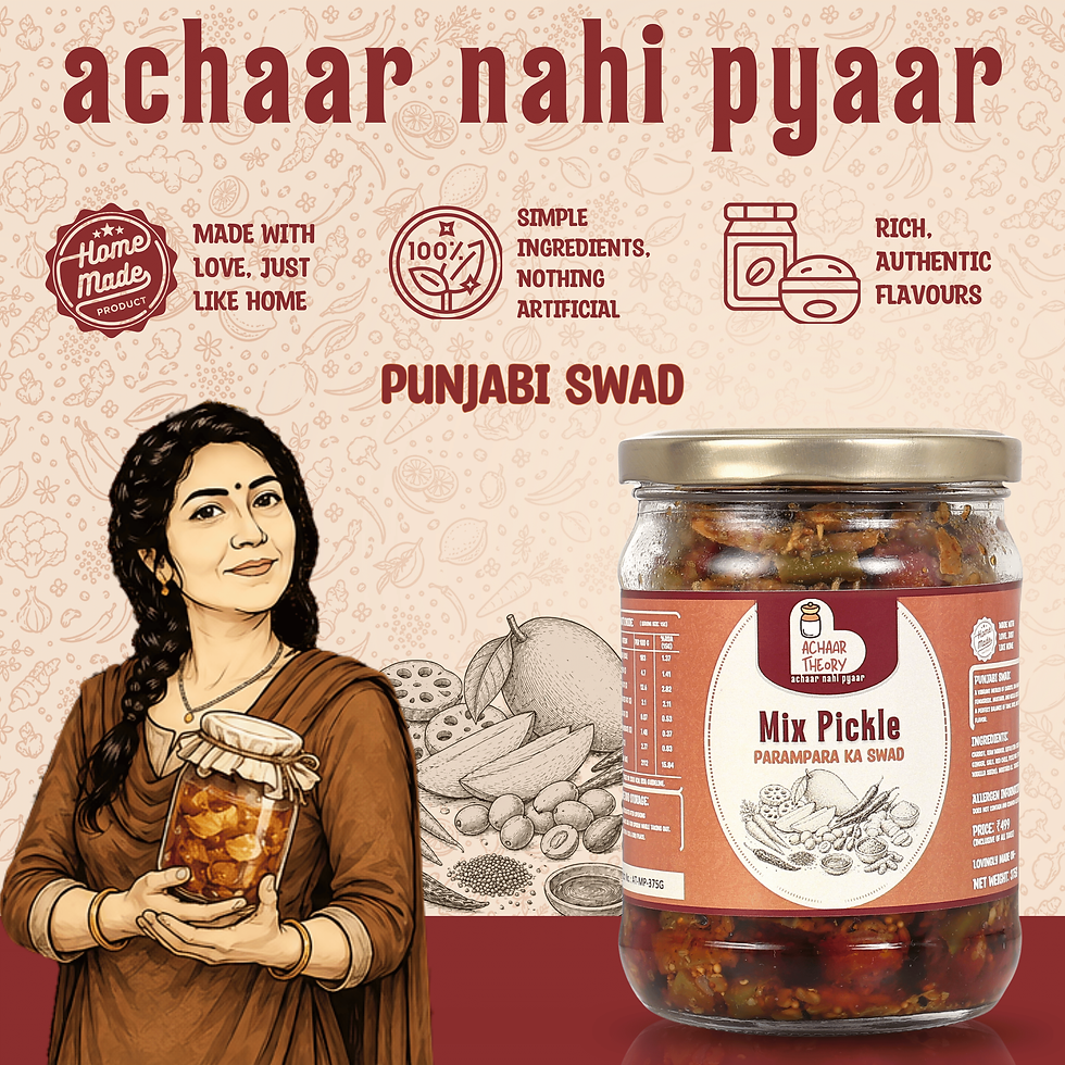 Thumbnail: Achaar Theory Mix Pickle | Without Onion & Garlic | Homemade with Low Oil