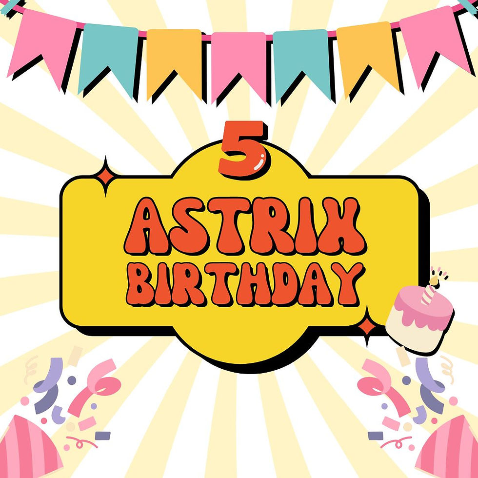 Astrix Birthday Graphic Cover