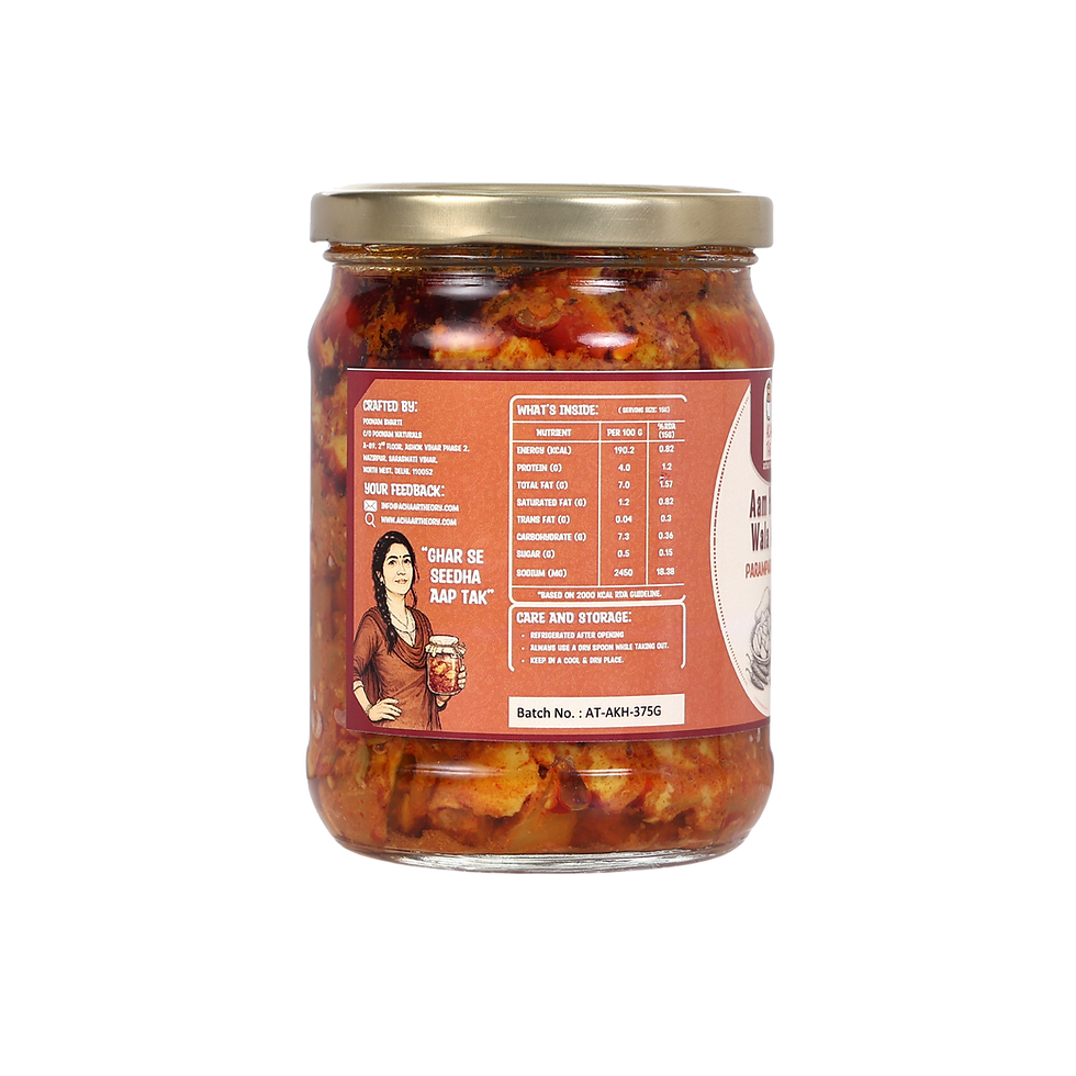 Thumbnail: Achaar Theory Aam Ka Hing Wala Achaar | Low Oil | Crunchy & Fresh