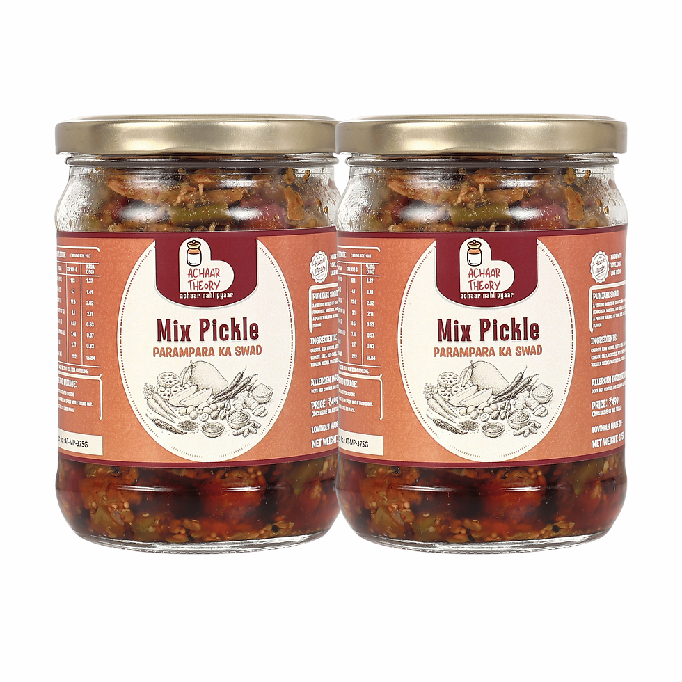 Thumbnail: Achaar Theory Mix Pickle | Without Onion & Garlic | Homemade with Low Oil