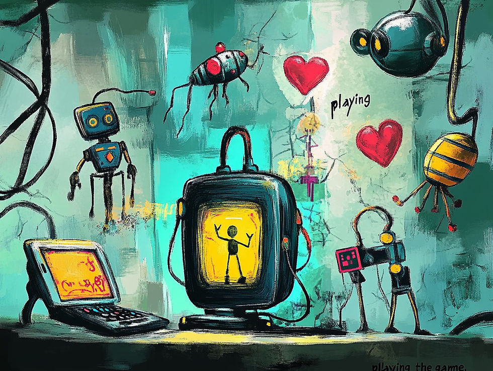 Biodiversity Neopop Illustration