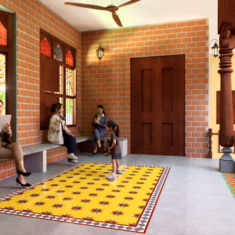 1st Floor Seating Area | Mira Illam | Reha Design Studio