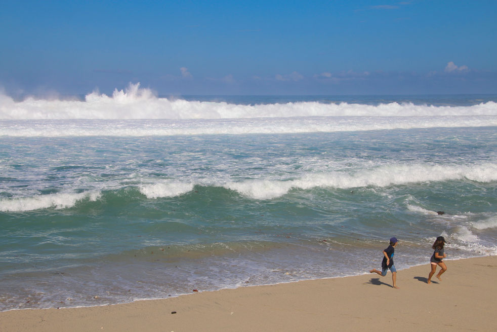 Quand Météo France émet un bulletin de vigilance concernant un train de houle important et puissant sur La Réunion, il n’est pas rare d’assister à un phénomène impressionnant où la rigueur est de mise tellement la mer peut se déchainer. En ce mois de juillet 2017, en plein hiver austral, la houle de 4 à 4,5 m en hauteur moyenne, soit 8 à 9 m en hauteur maximum peut entraîner des dégâts sur le littoral dans des communes comme Saint-Pierre ou Saint-Louis dans le sud de l’île. En ce fin du mois de juillet 2017, c’est une véritable machine à laver d'écumes et de vagues qui a tourné toute la journée entre les deux jetées de la ville sudiste. Un spectacle d’une puissance assez rare, les vagues étant parfois plus hautes que le phare lui même. 

Le JIR - Le Journal de l'ile de La Réunion - Edition 22 juillet 2017 - « Forte houle, la jetée de Terre-Sainte fermée» - Saint-Pierre - © Véronique Tournier