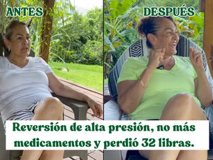 A los 59 años, Alma lo cambió todo: 11 días de ayuno, 32 libras menos y libre de medicamentos para la presión