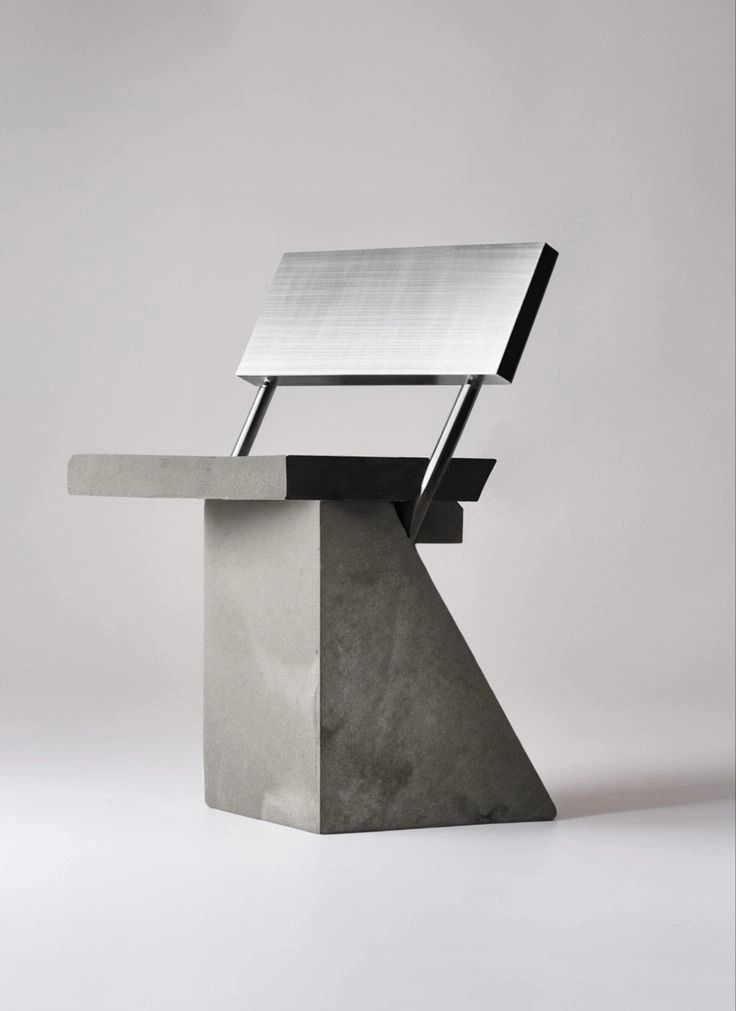 FORMA4 Tilt Seat – Concrete & Steel Object