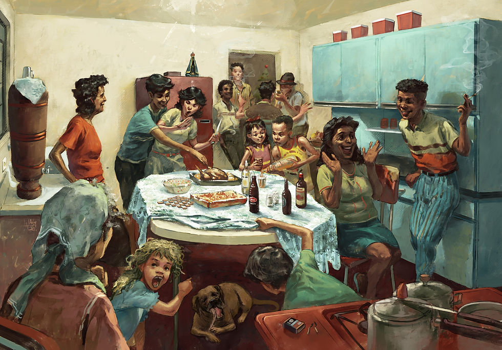 Miniatura: Festa em família