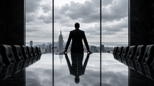 Executive in a Boardroom