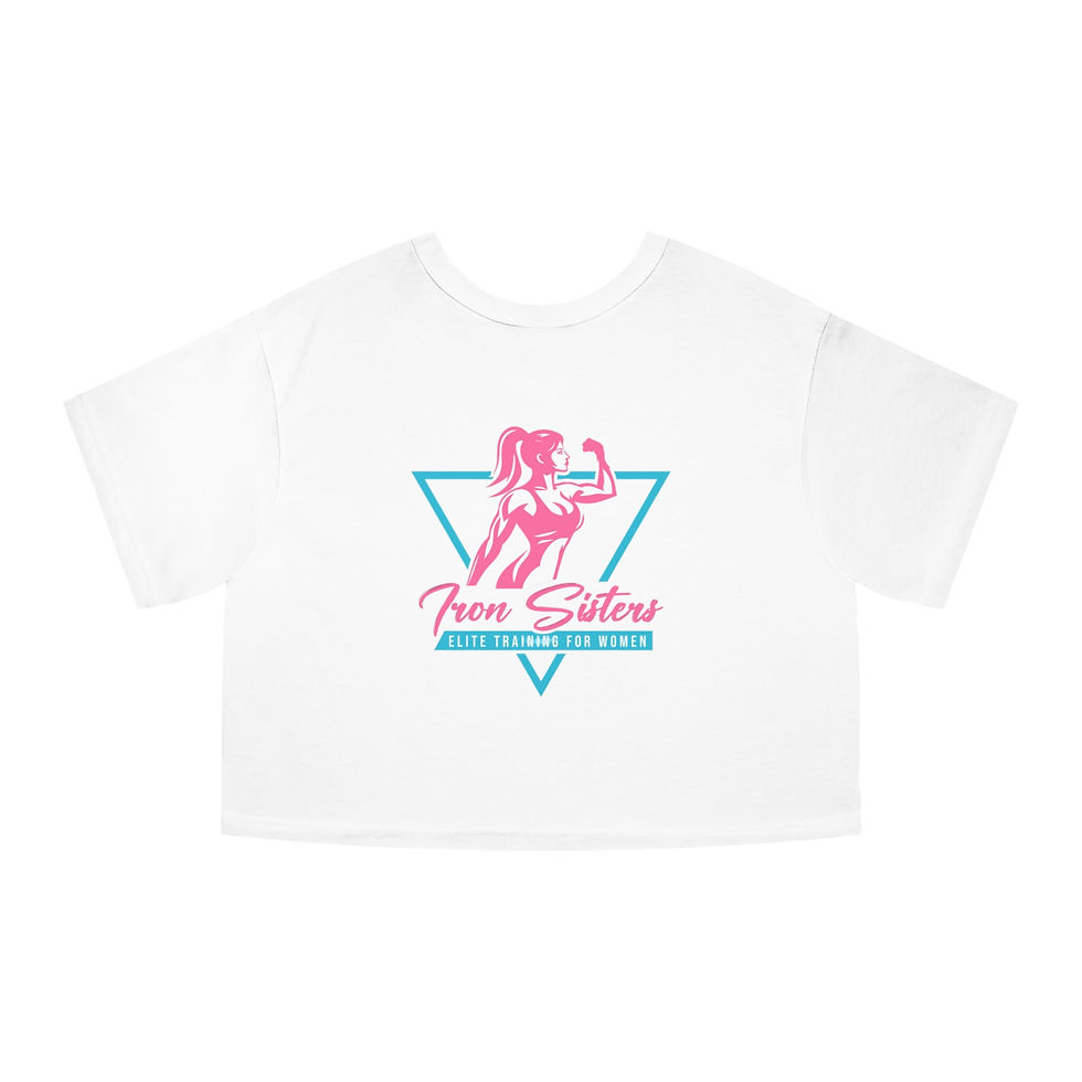 Thumbnail: Champion Cropped T-Shirt, Fitness Apparel, Iron Sisters Shirt