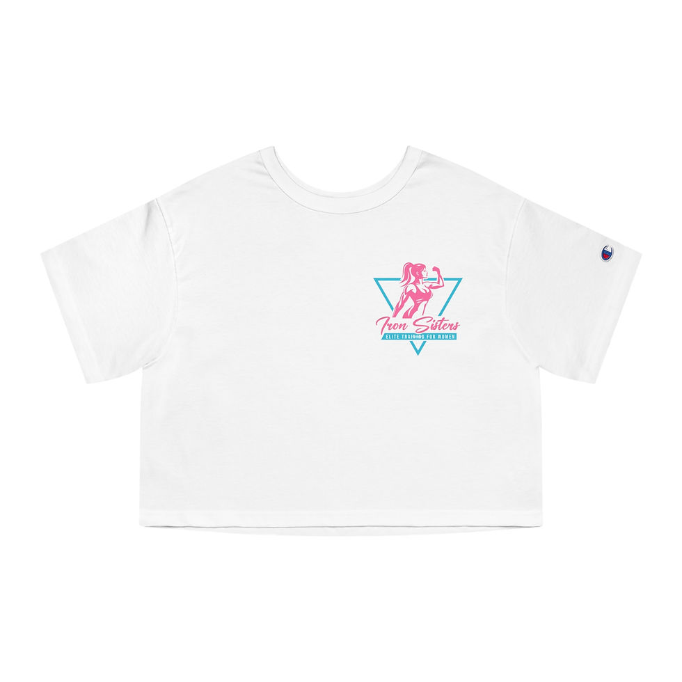Thumbnail: Champion Cropped T-Shirt, Fitness Apparel, Iron Sisters Shirt