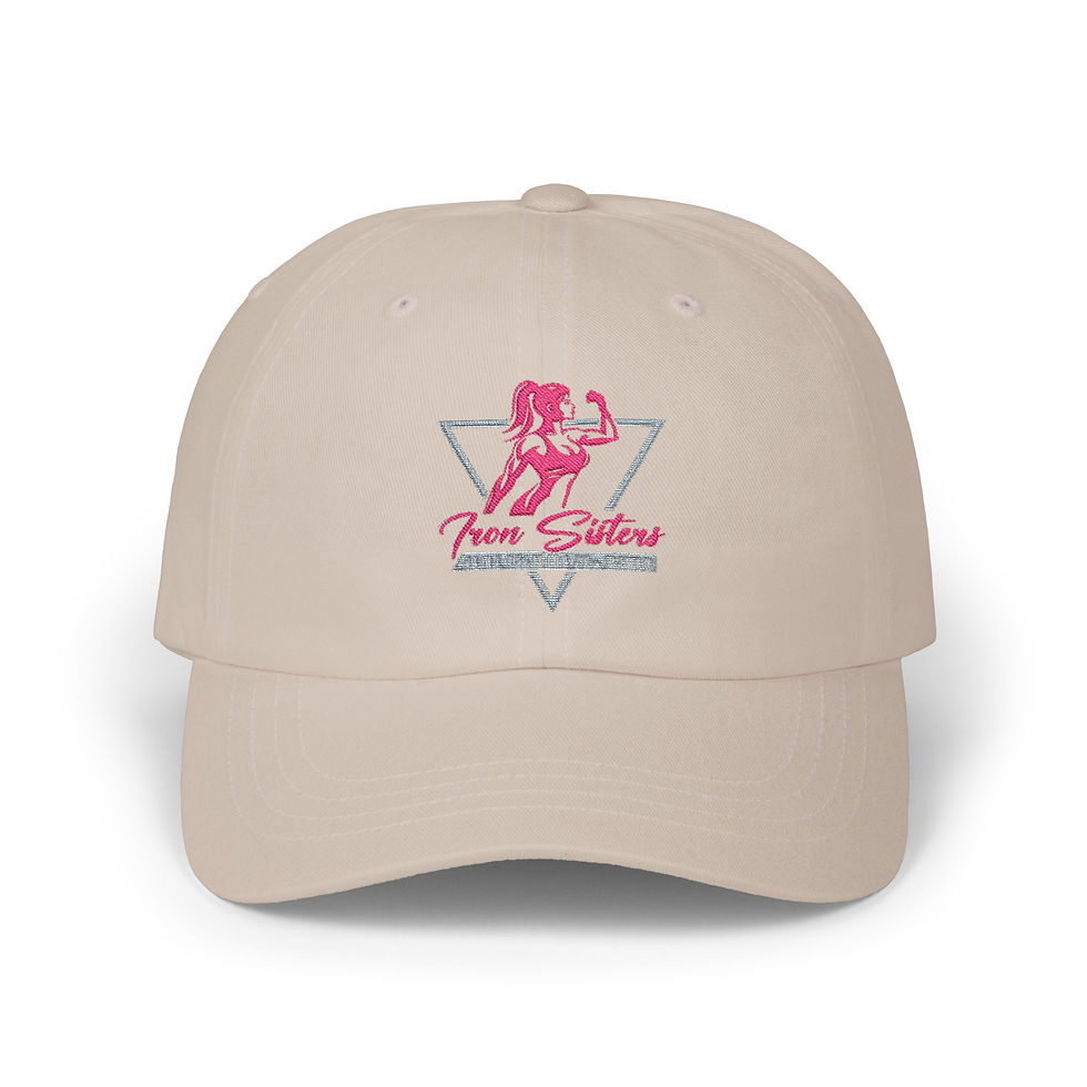 Thumbnail: Embroidered Iron Sister's Logo Classic Dad Cap 