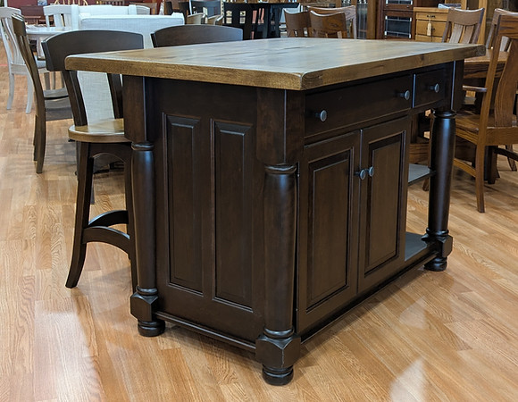 Island Reclaimed Barn wood top.jpg