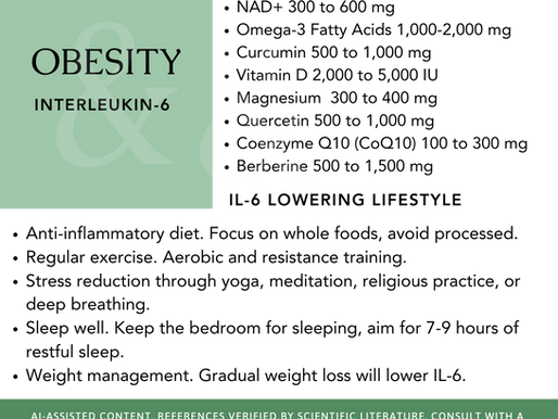 Obesity: The Link to IL-6 Levels