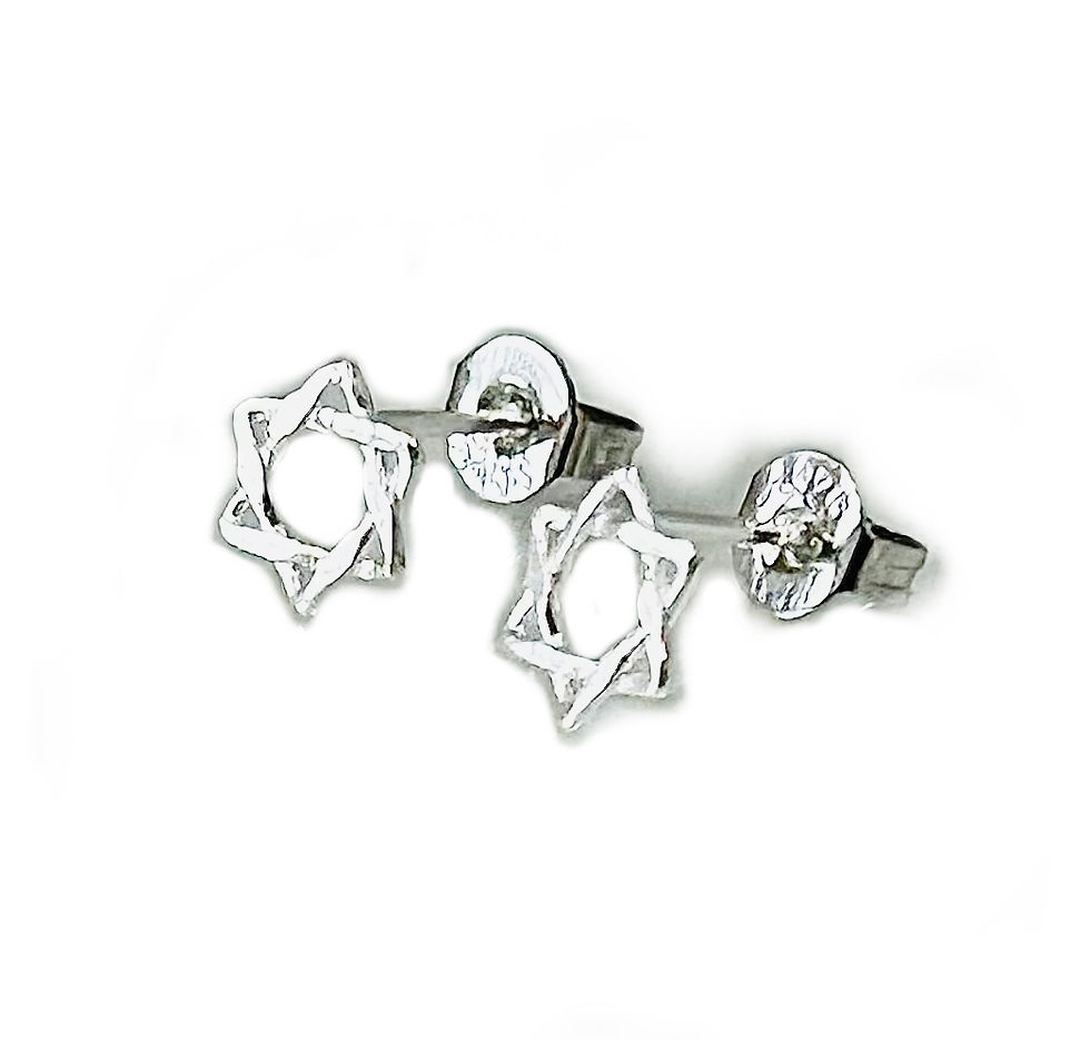 Thumbnail: Magen David stud earrings