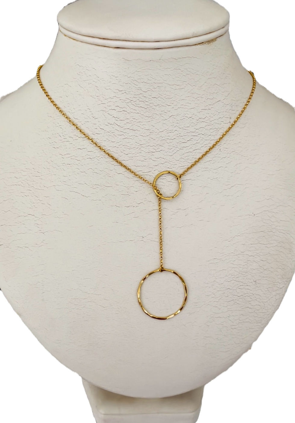 Thumbnail: Gold Infinity Double-Loop Necklace. mommy and me gold necklace