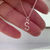 Handmade Pendant Sterling Silver Letters charm
