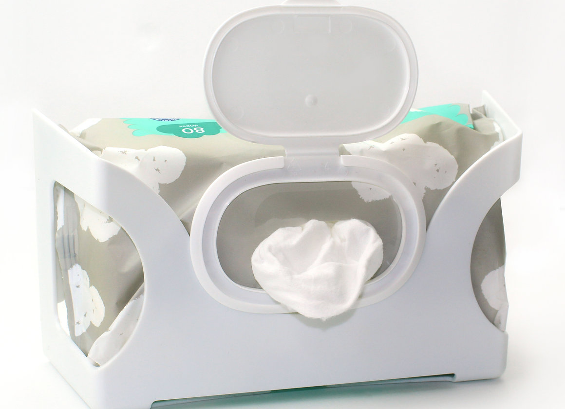 Gadjit Wet Wipes & Baby Wipes Wall Dispenser