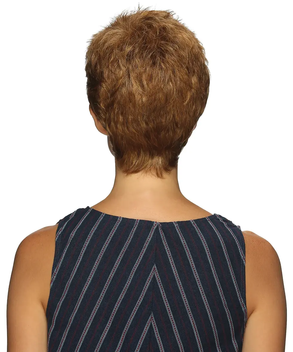 Thumbnail: PETITE NANCY BY ESTETICA WIG BACK VIEW