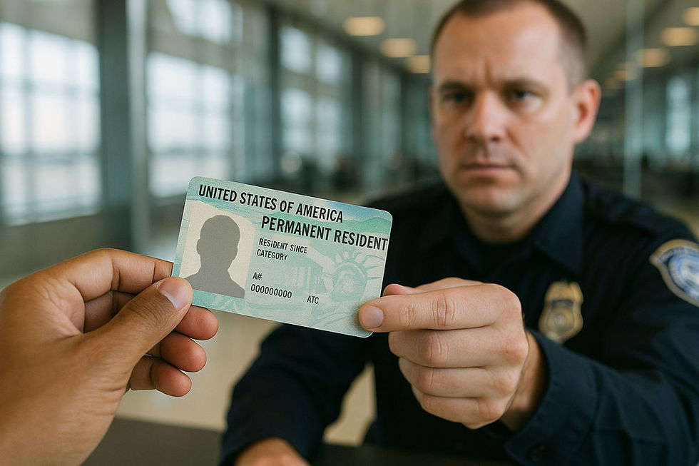 ¿Es verdad que los residentes permanentes ya no pueden entrar a EE.UU. con Trump en el poder?