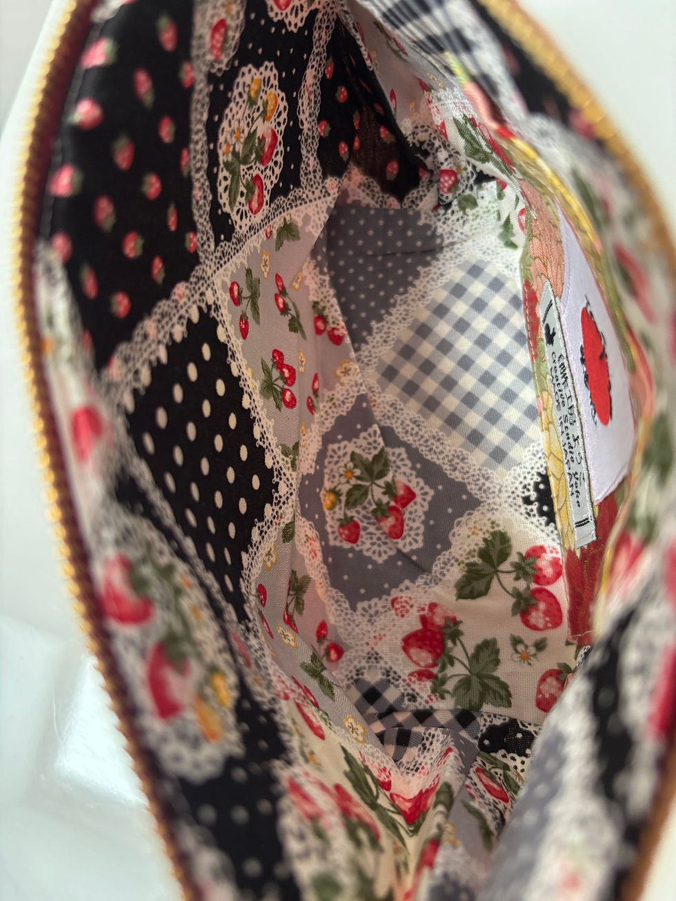 Miniature : Floral Crane Kimono Pouch