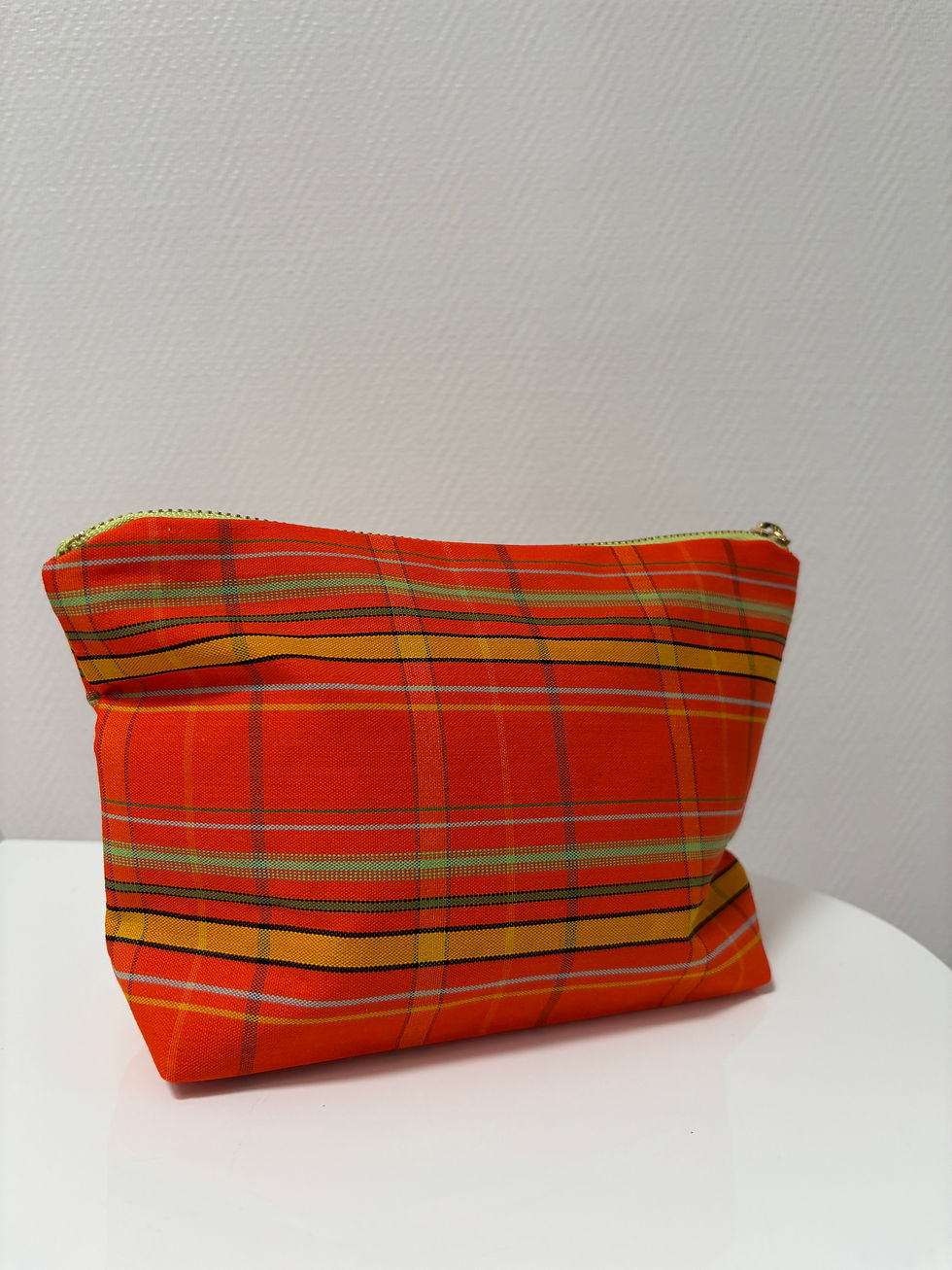 Thumbnail: Sunset Check Kimono Pouch