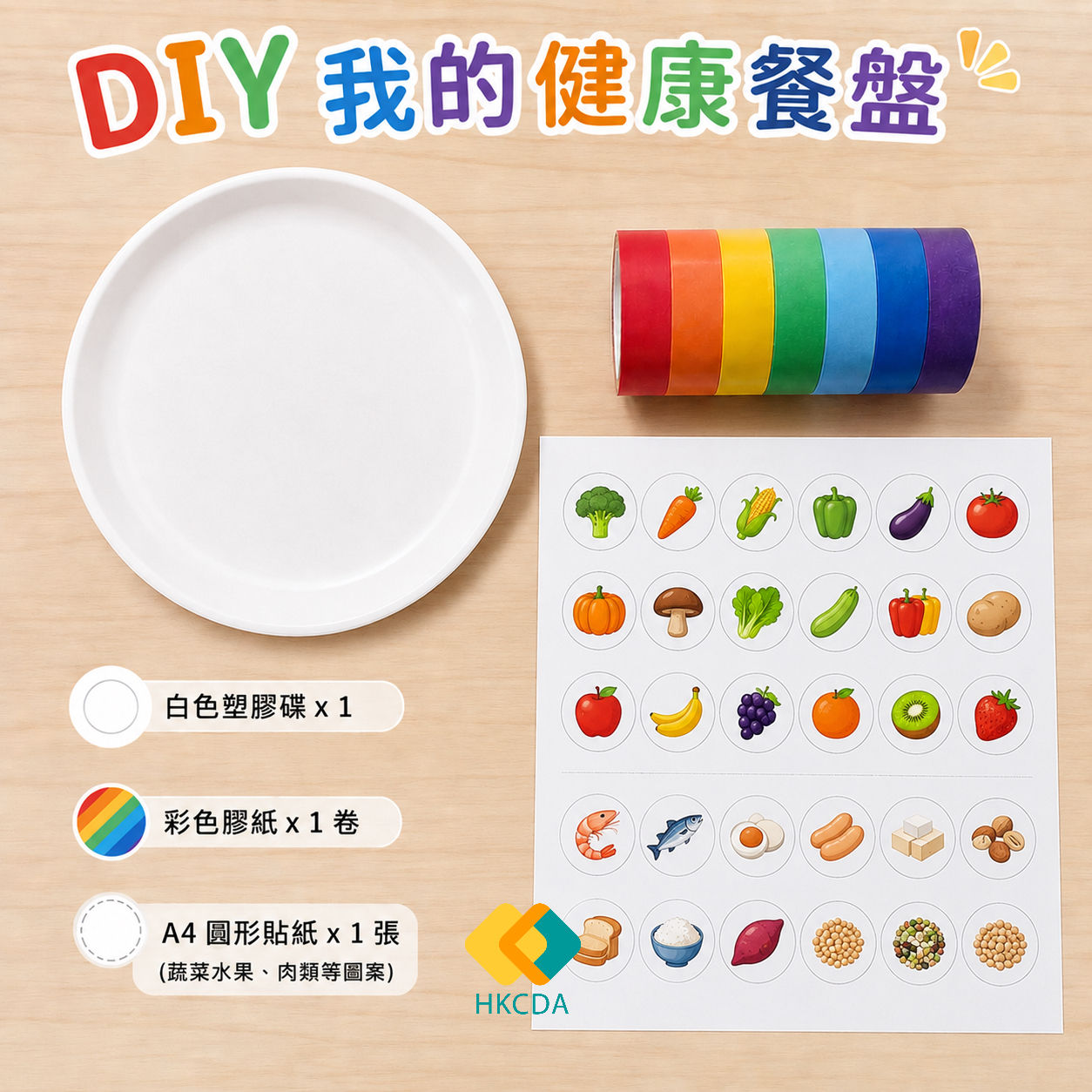 DIY我的健康餐盤 (成人/兒童)