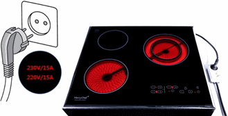 Ceramic Hob, electric hob, electric range, home appliance, hot plate, induction range,  radiant cooker, ceramic hob, MerryChef, Schott Glass, radiant cooker, electric cooker, cooker, ceramic hob, Schott hob, Schott Glass, ego radiant heater