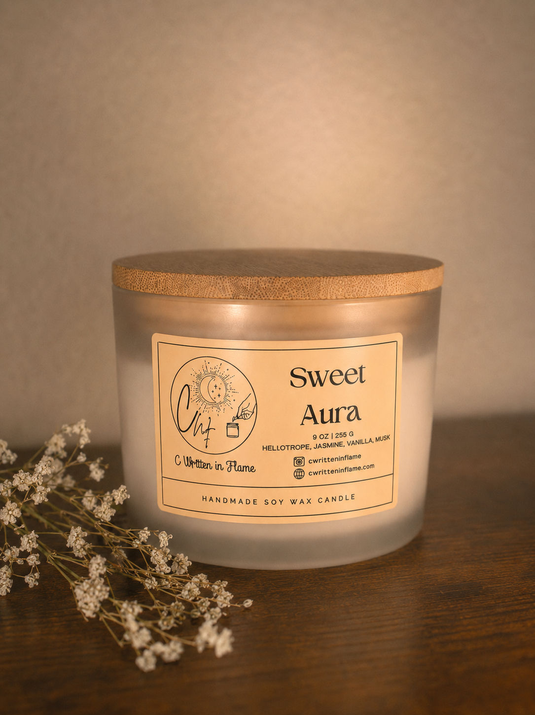 Sweet Aura Candle 9oz