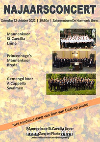 Affiche Princenhage's Mannenkoor uit het archief 