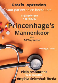 Affiche Princenhage's Mannenkoor uit het archief 