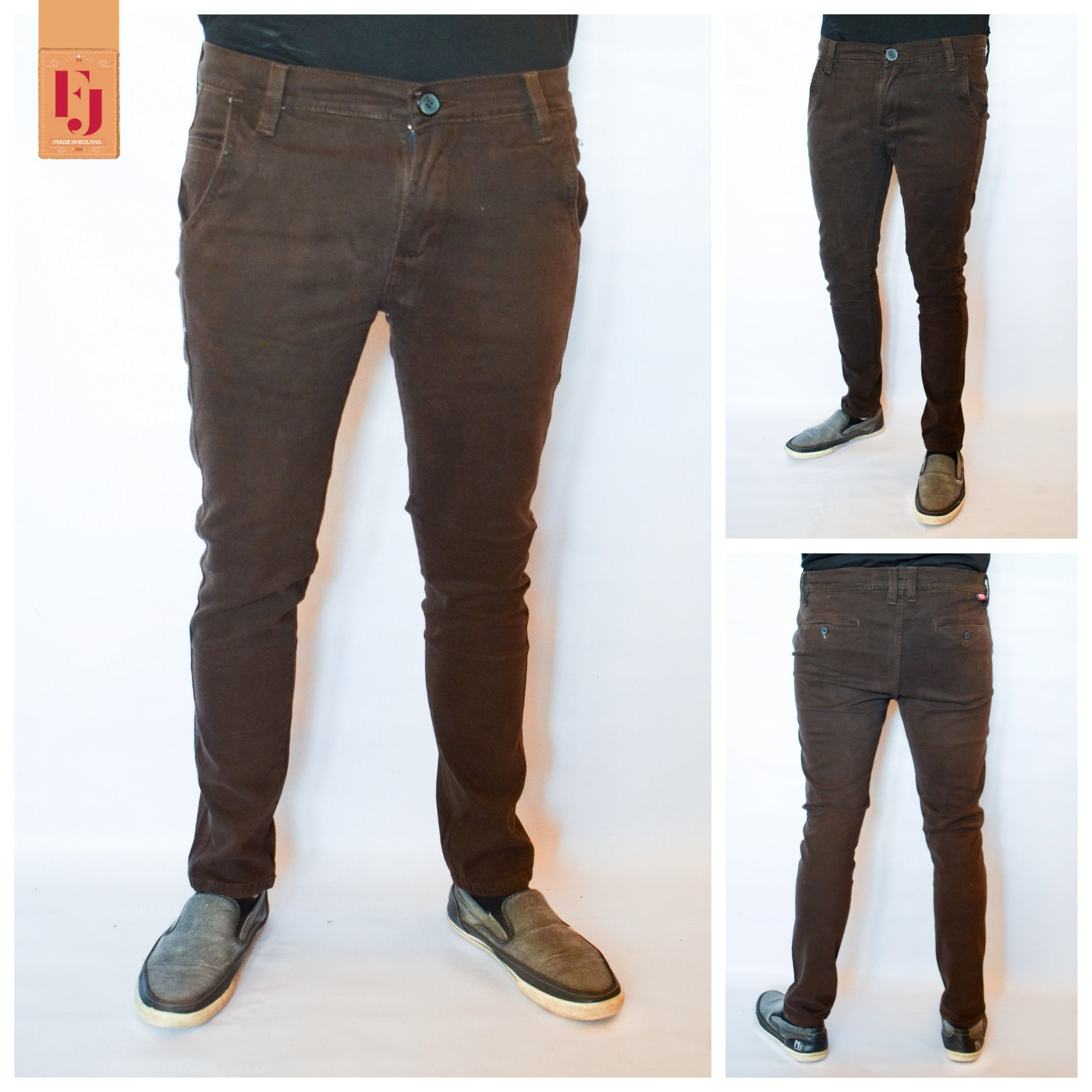 BLUERUSH-OIL TELA DRIL, BOTA CERO Y BOLSILLO CIEGO