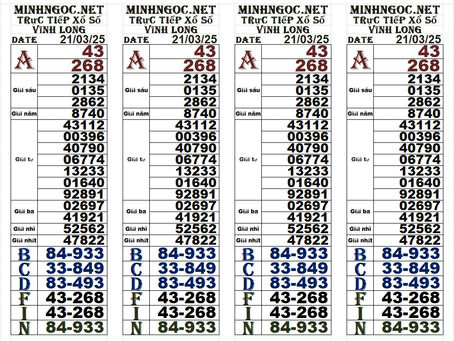 Lottery results 21-03-25(4:30pm)