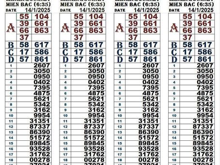 Zoo666 lottery results 14-01-25(6:30pm)