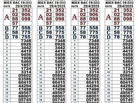 Lottery results 29-04-25(6:30pm)