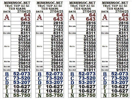 Lottery results 27-04-25(4:30pm)