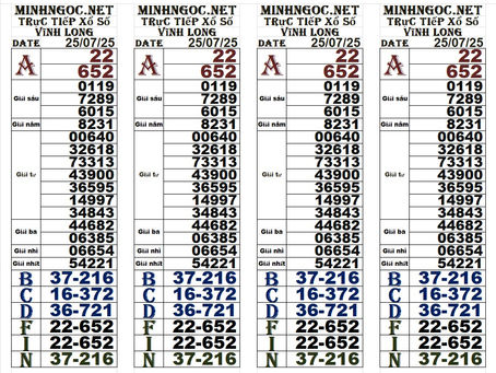 Lottery results 25-07-25(4:30pm)
