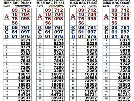 Lottery results 29-03-25(6:30pm)