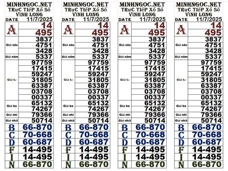 Lottery results 11-07-25(4:30pm)