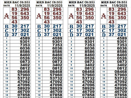 Lottery results 11-09-25(6:30pm)