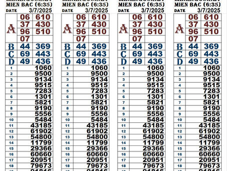 Lottery results 03-06-25(6:30pm)