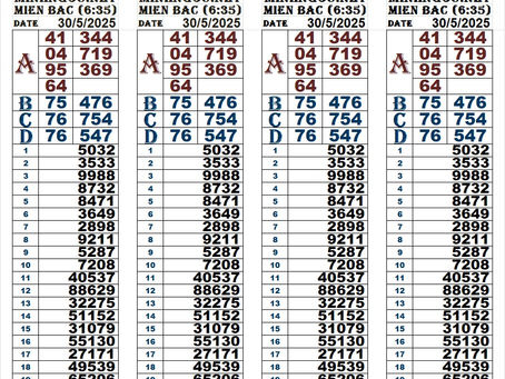 Lottery results 30-05-25(6:30pm)