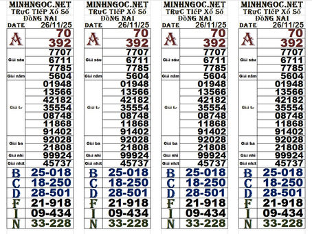Lottery results 26-11-25(4:30pm)
