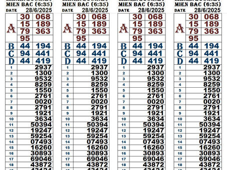 Lottery results 28-06-25(6:30pm)