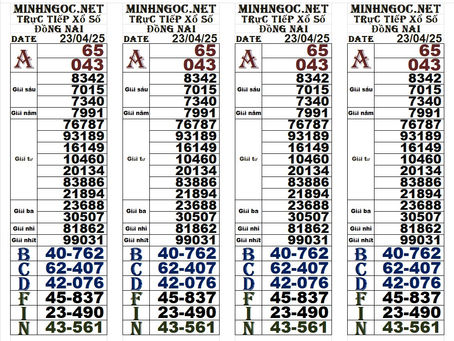 Lottery results 23-04-25(4:30pm)
