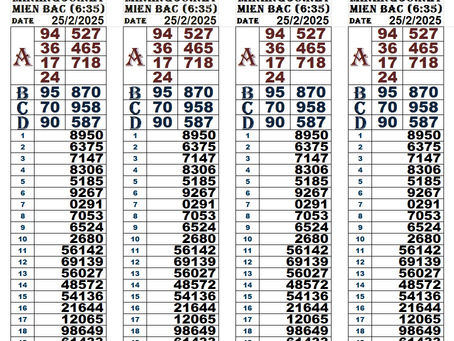 Lottery results 25-02-25(6:30pm)