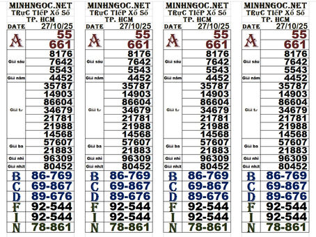 Lottery results 27-10-25(4:30pm)